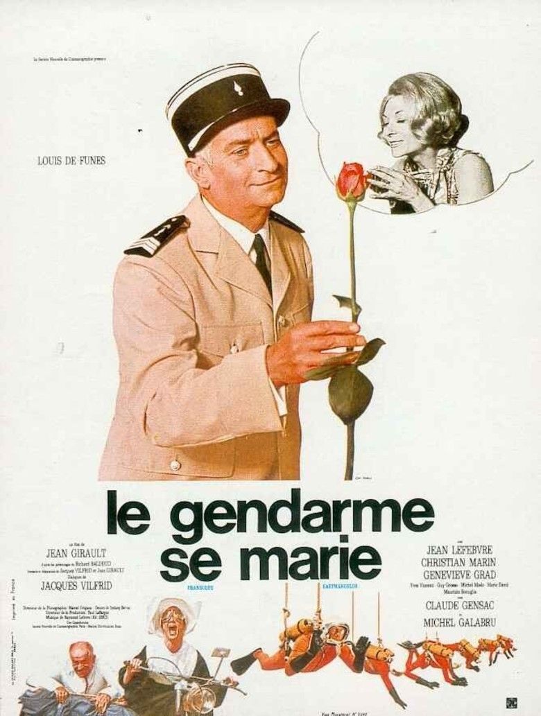 Le gendarme se marie movie poster