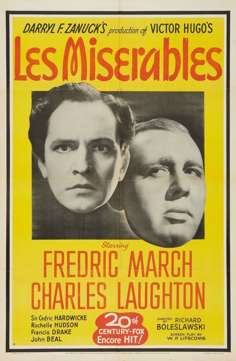 Les Miserables (1935 film) movie poster