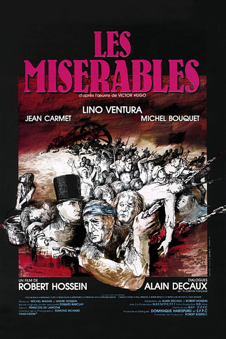 Les Miserables (1982 film) movie poster