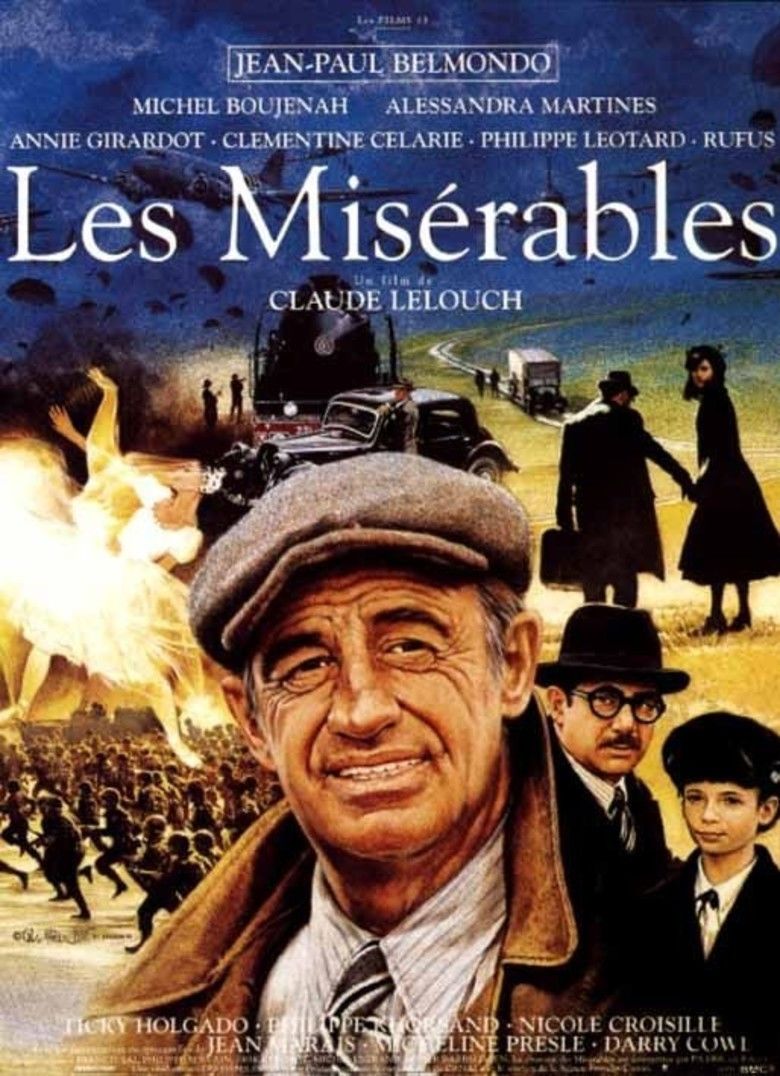 Les Miserables (1995 film) movie poster