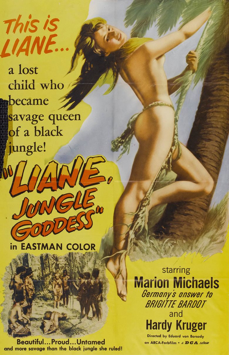 Liane, Jungle Goddess movie poster