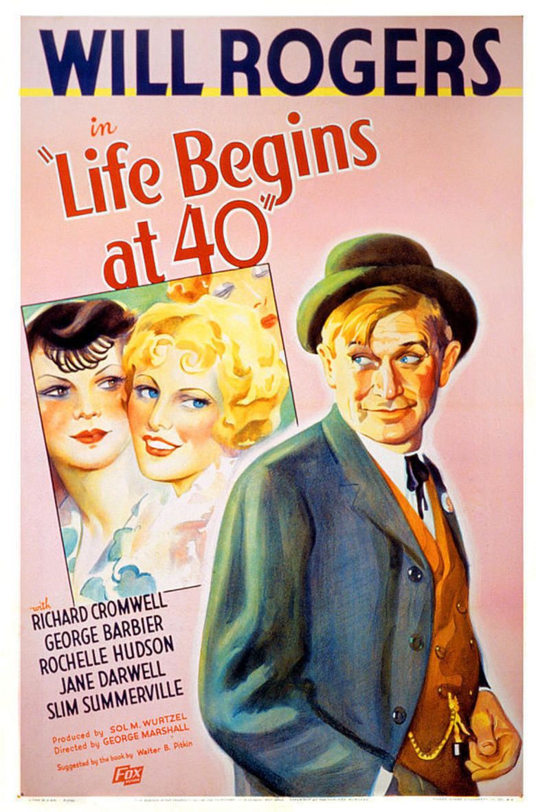 Life Begins at Forty (1935 film) movie poster