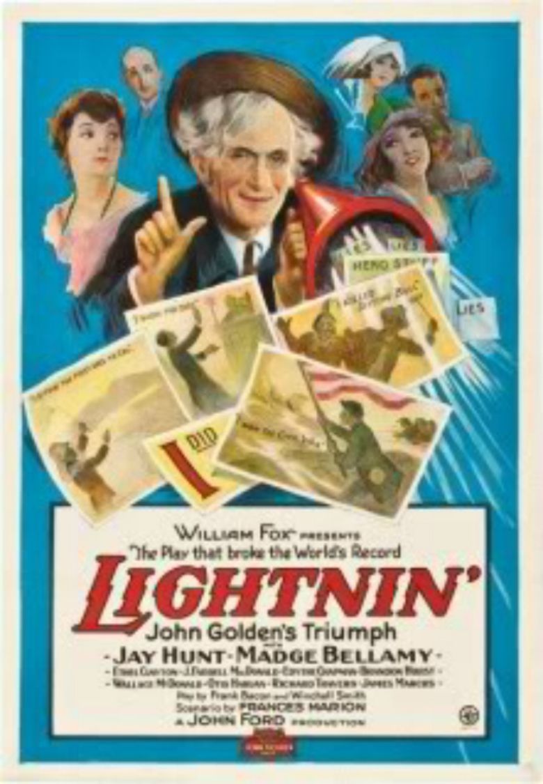 Lightnin (film) movie poster