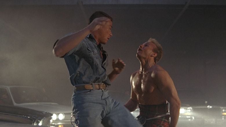 LIONHEART, Jean-Claude Van Damme, Ashley Johnson, Lisa Pelikan, 1990,  (c)Universal courtesy Everett