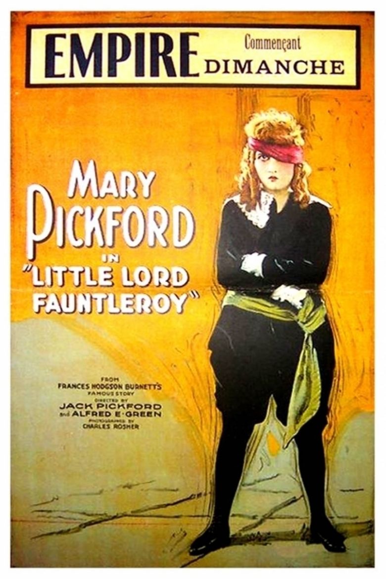 Little Lord Fauntleroy (1921 film) movie poster