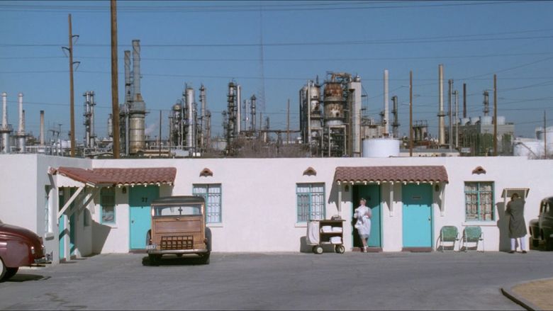 A factory and housing scene from Lolita, 1997.