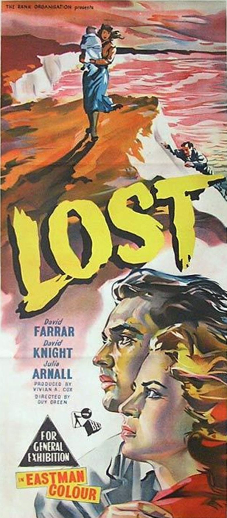 Lost (1956 film) movie poster