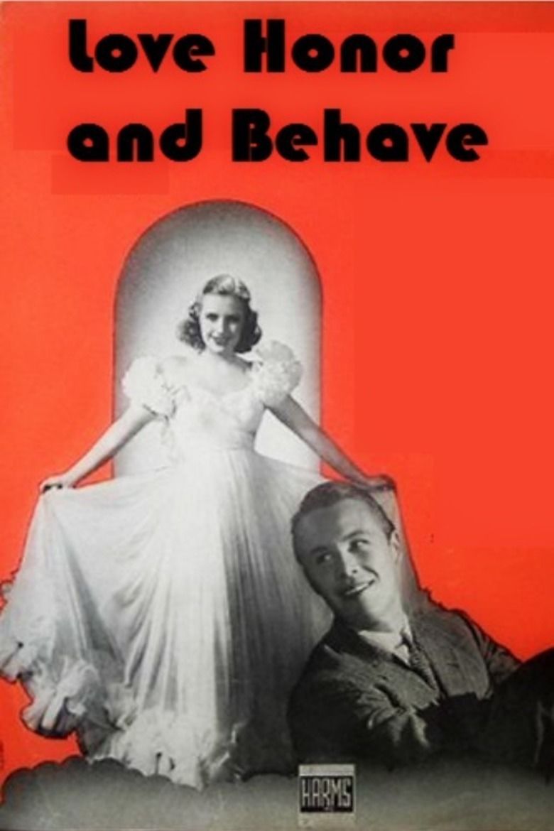 Love, Honor and Behave movie poster
