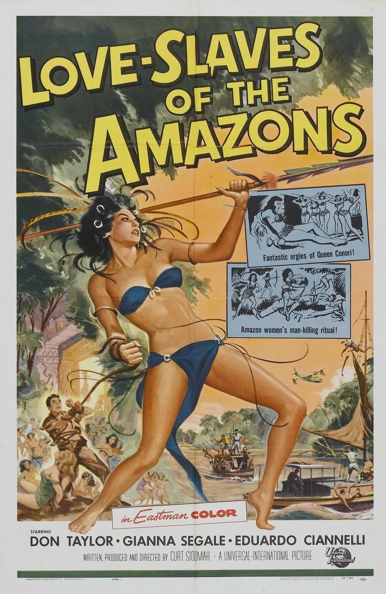 Love Slaves of the Amazons movie poster