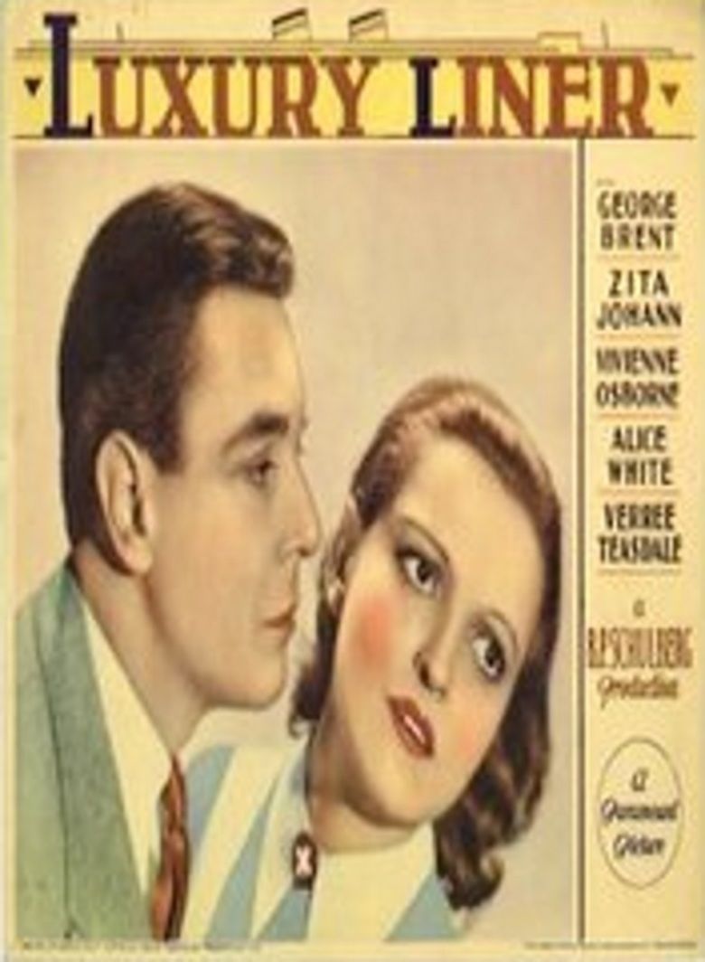 Luxury Liner (1933 film) movie poster
