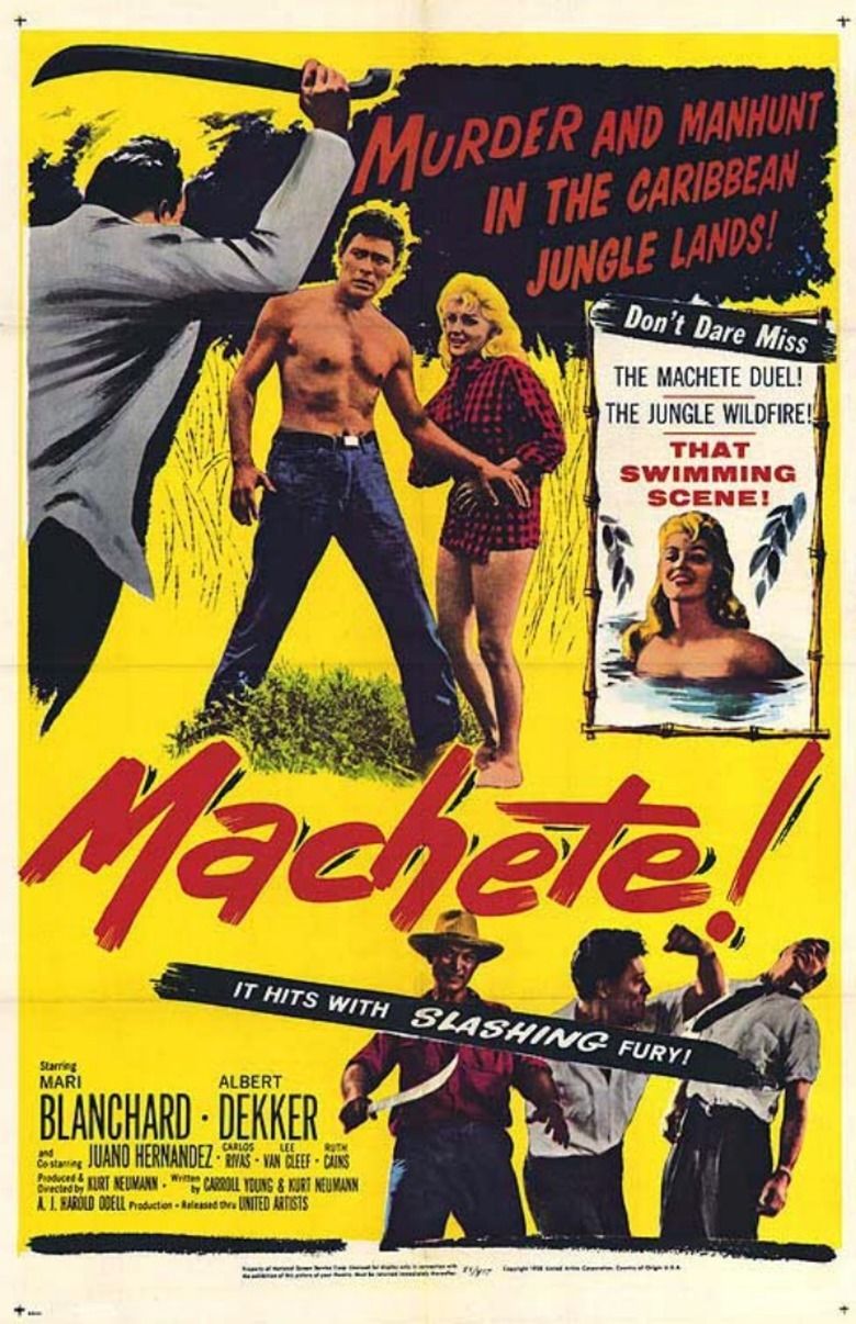 Machete (1958 film) movie poster
