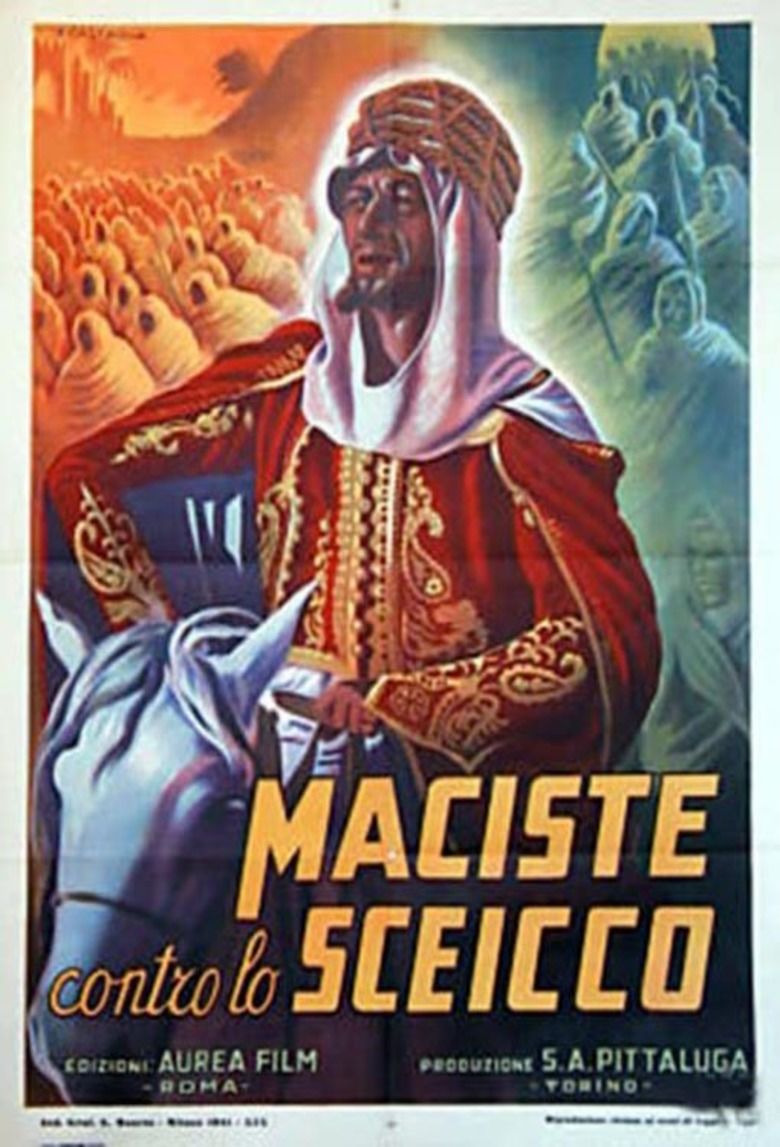 Maciste against the Sheik movie poster