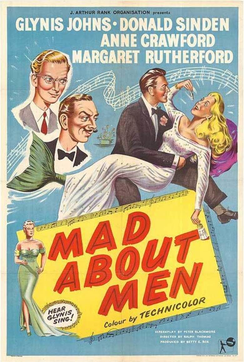 Mad About Men movie poster