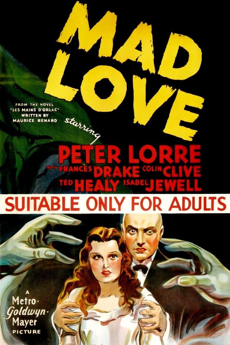 Mad Love (1935 film) movie poster