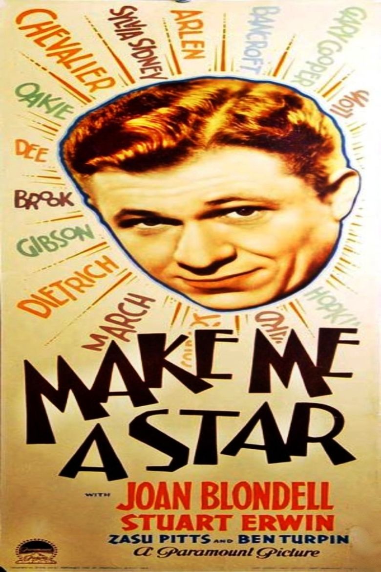 Make Me a Star (film) movie poster