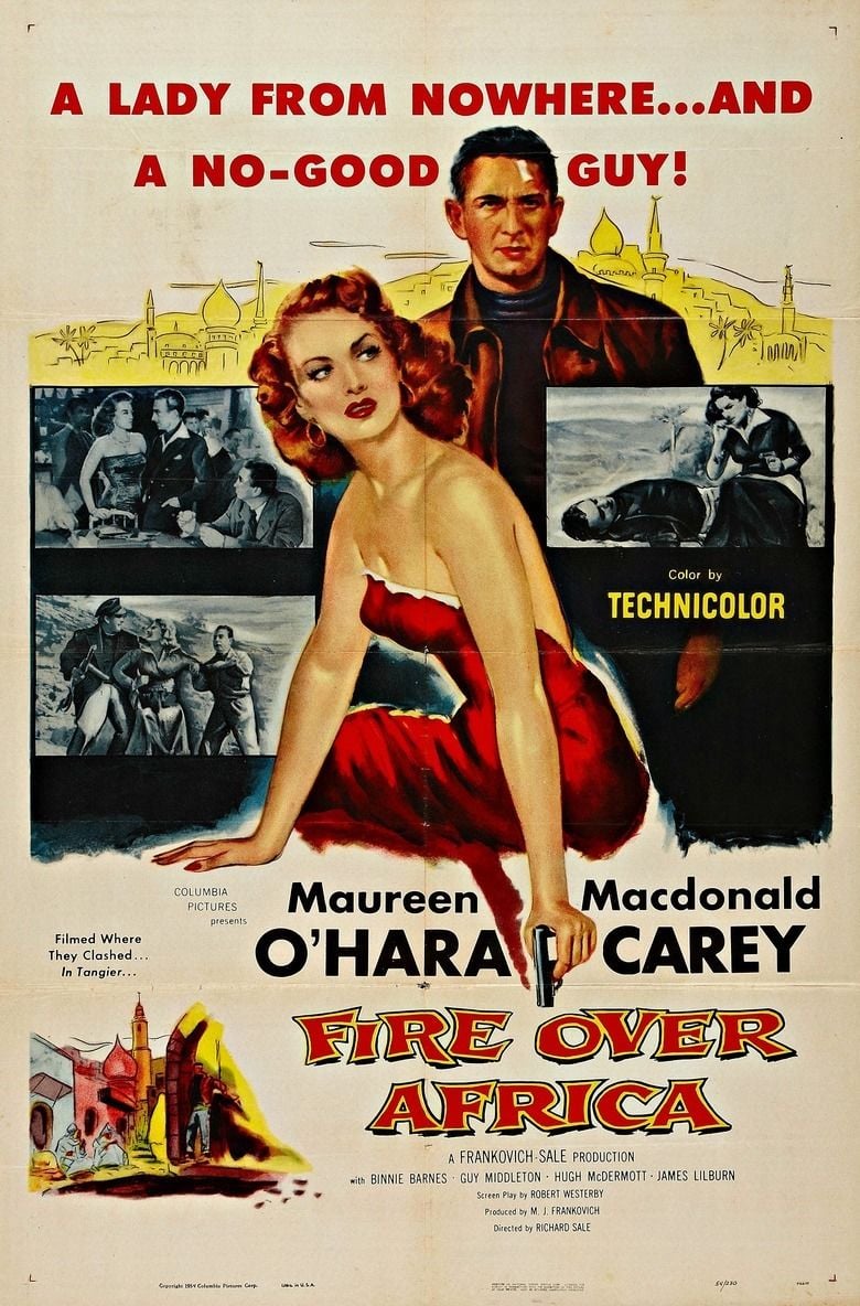 Malaga (1954 film) movie poster