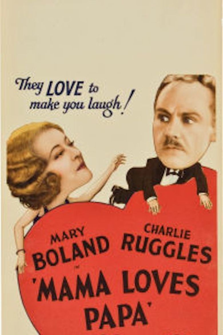 Mama Loves Papa (1933 film) movie poster