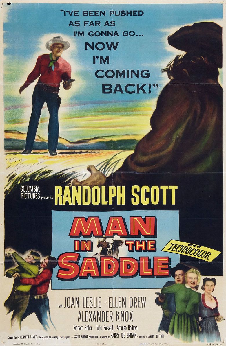 Man in the Saddle (1952 film) movie poster