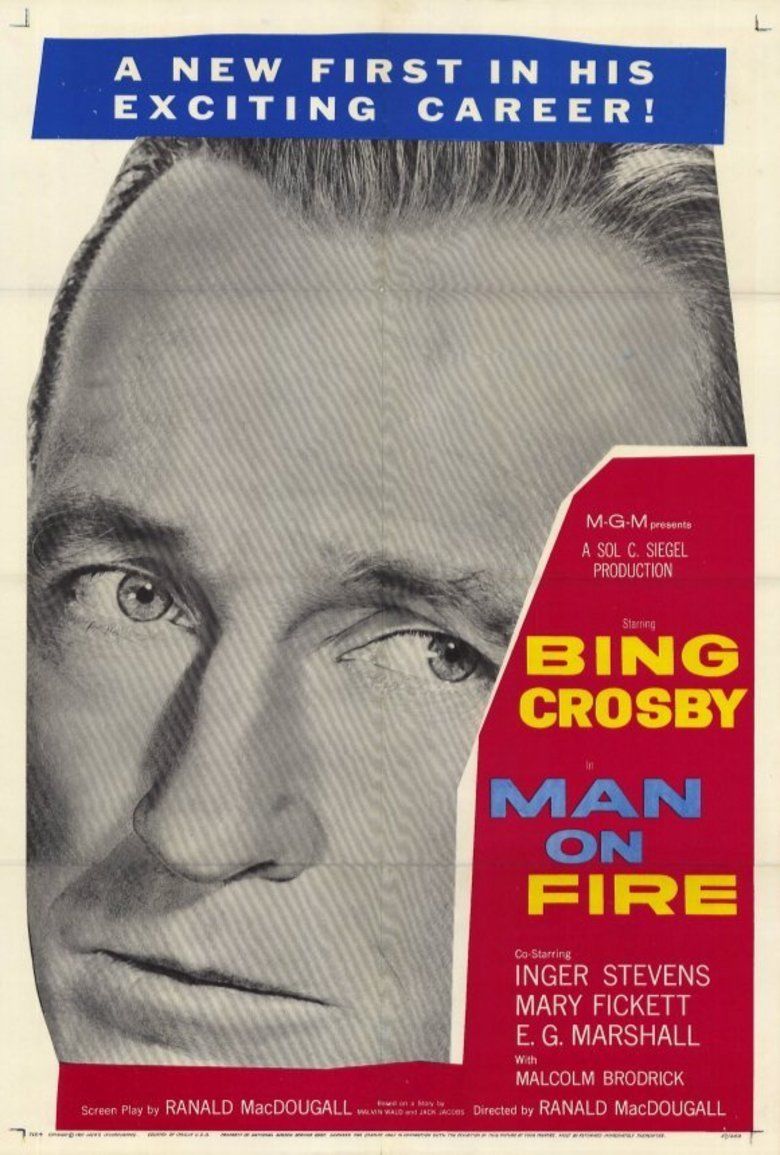 Man on Fire (1957 film) movie poster