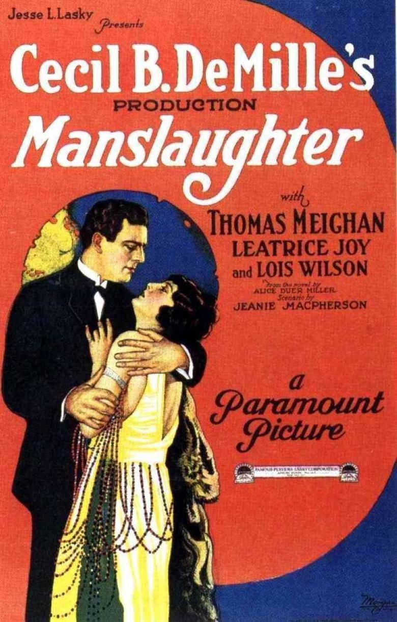 Manslaughter (1922 film) movie poster