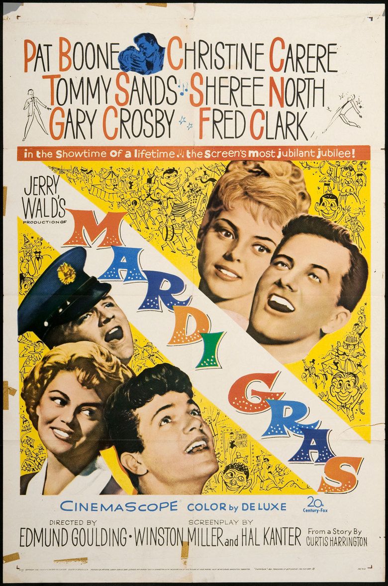 Mardi Gras (1958 film) movie poster