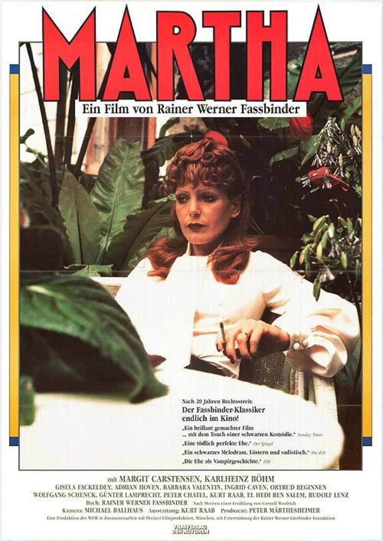 Martha (1974 film) movie poster