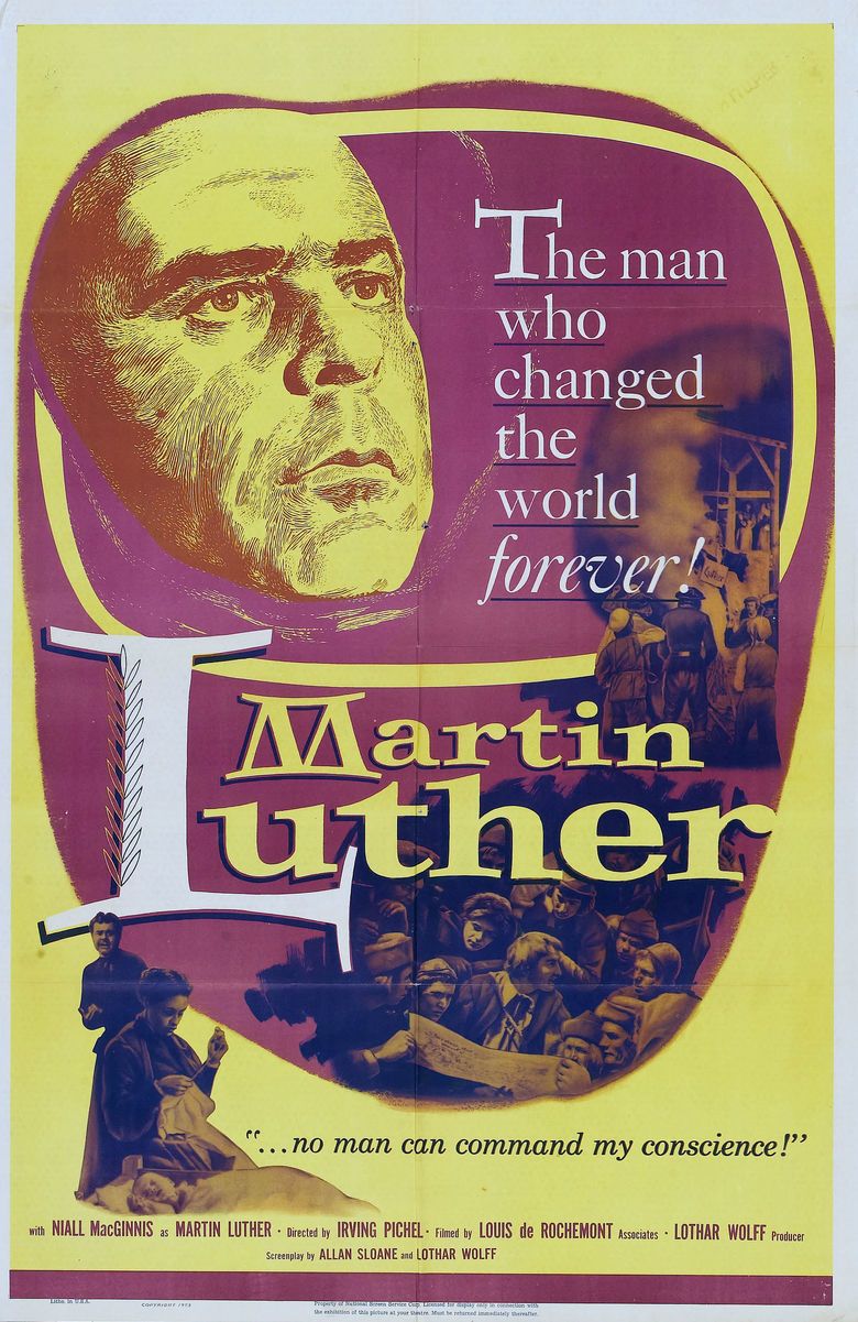 Martin Luther (1953 film) movie poster