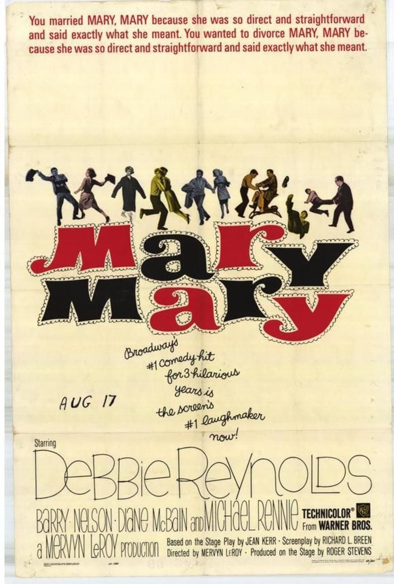 Mary, Mary (film) movie poster