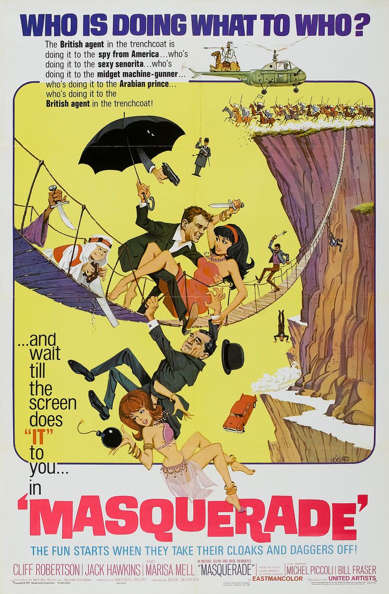 Masquerade (1965 film) movie poster