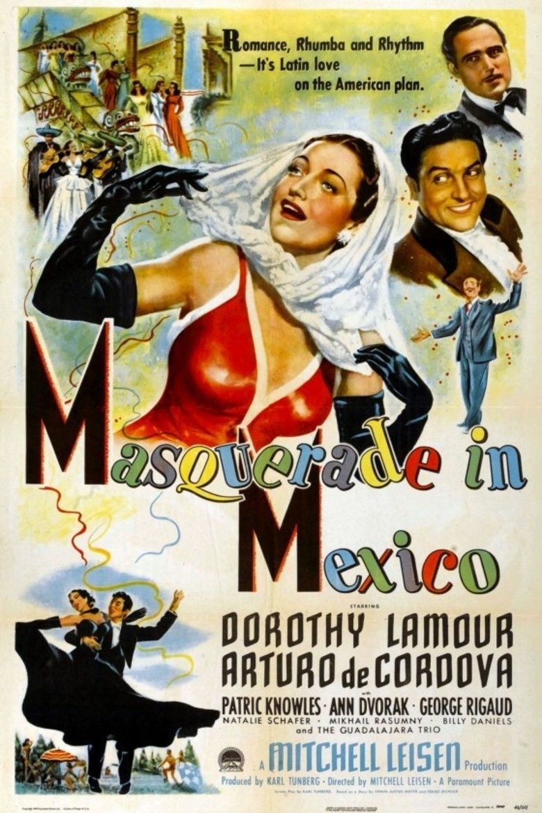 Masquerade in Mexico movie poster