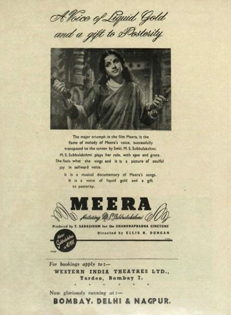 Meera (1945 film) movie poster