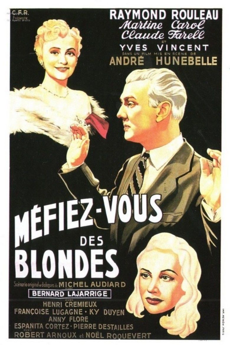 Mefiez vous des blondes movie poster
