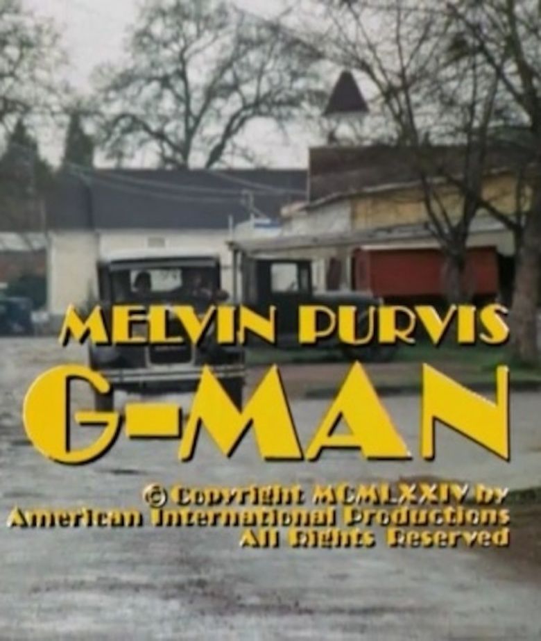 Melvin Purvis: G Man movie poster
