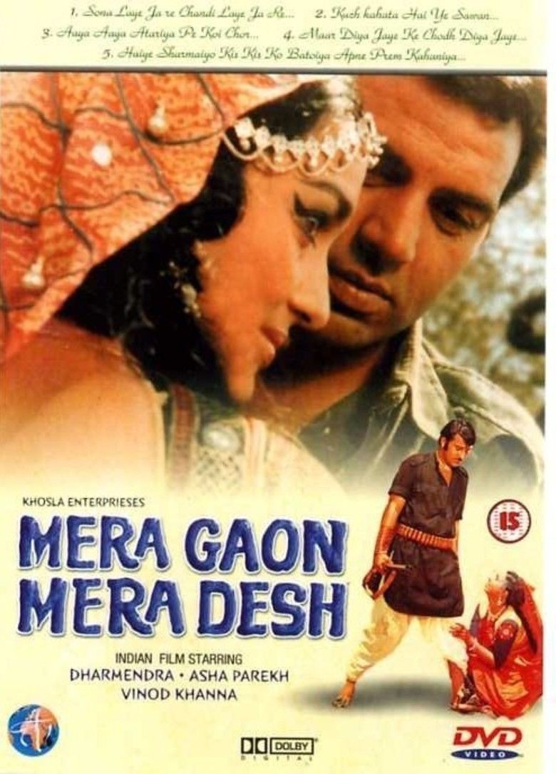 Mera Gaon Mera Desh movie poster