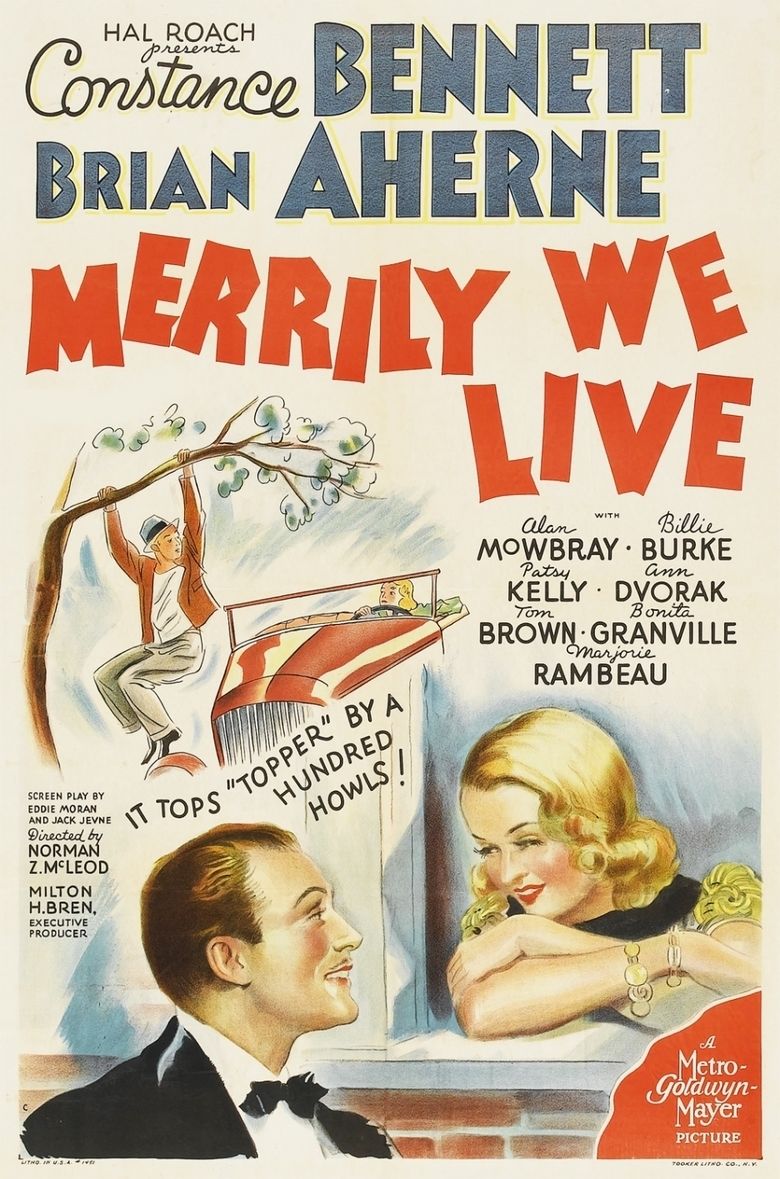 Merrily We Live movie poster