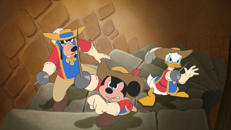 Mickey, Donald, Goofy: The Three Musketeers movie scenes