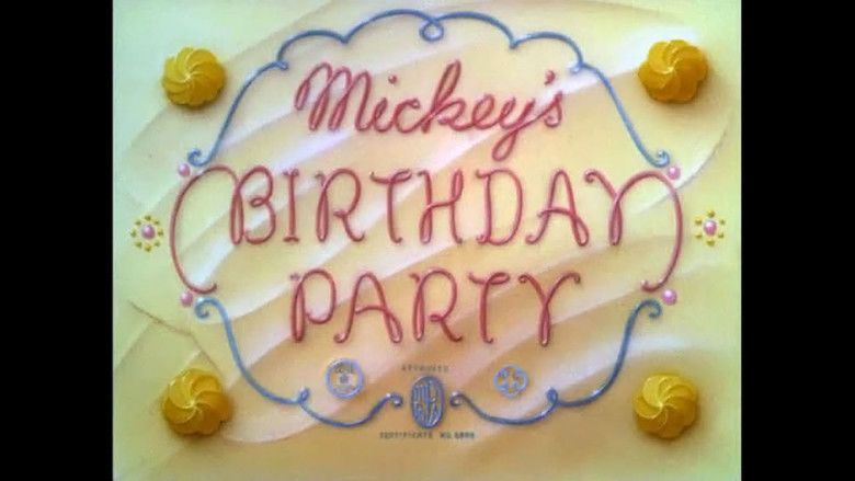 Mickeys Birthday Party movie scenes