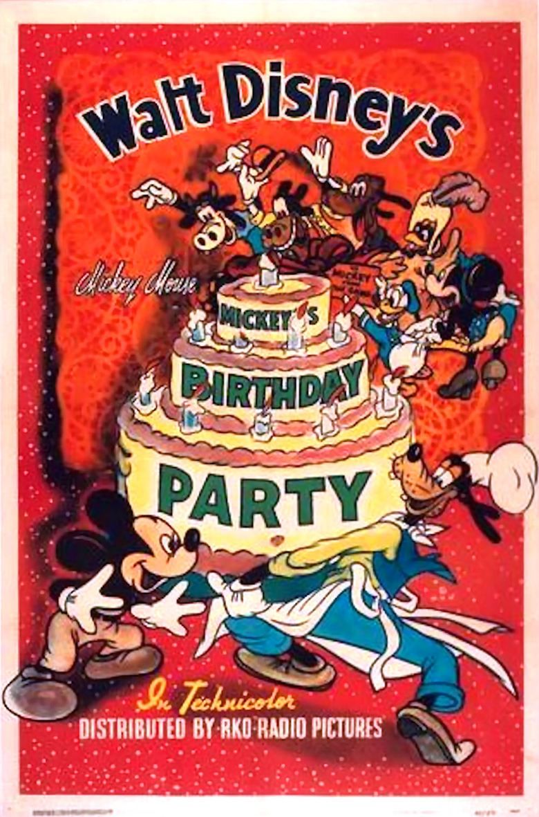 Mickeys Birthday Party movie poster