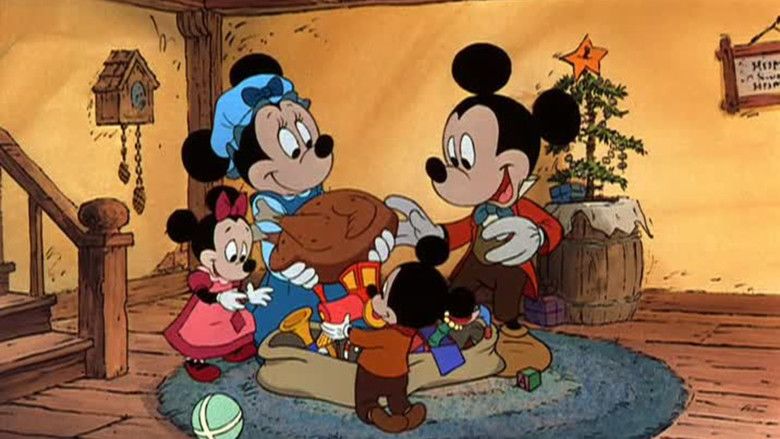 Mickeys Christmas Carol movie scenes