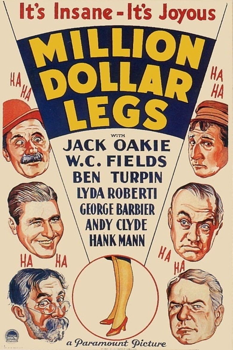 Million Dollar Legs (1932 film) movie poster