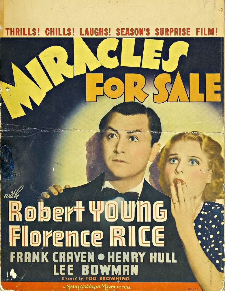 Miracles for Sale movie poster