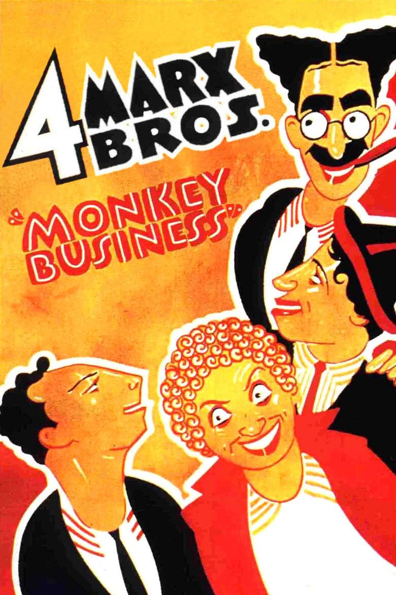 Monkey Business (1931 film) movie poster