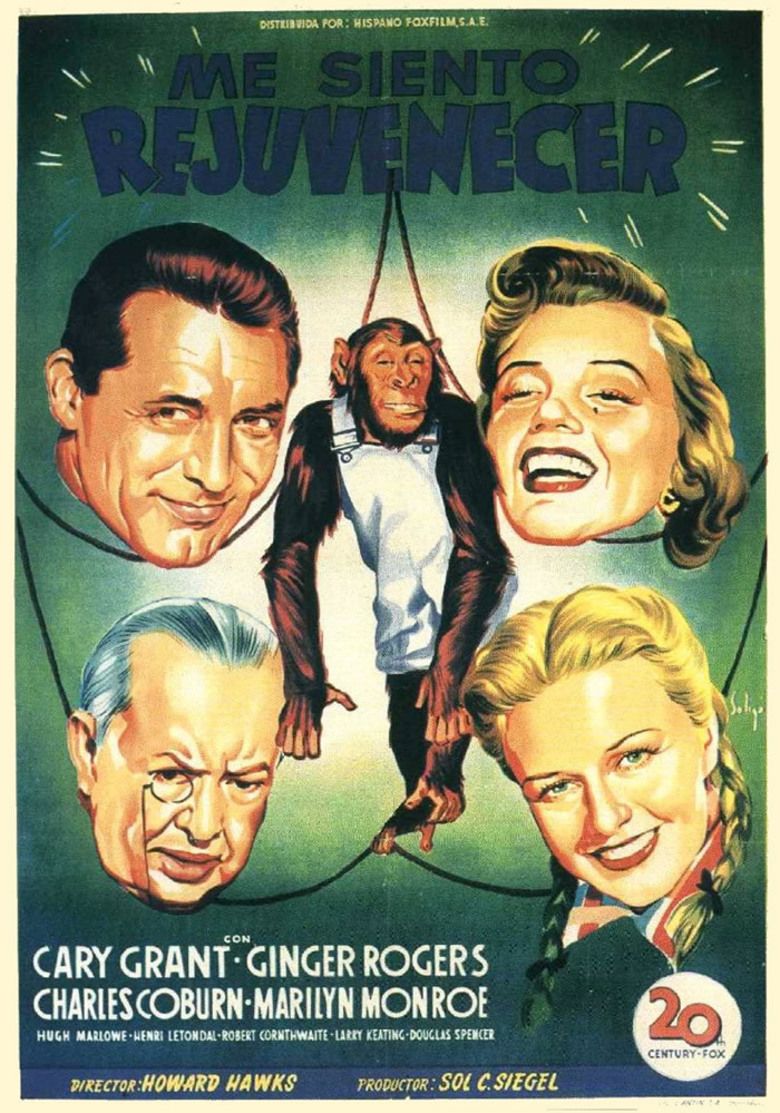 Monkey Business (1952 film) movie poster