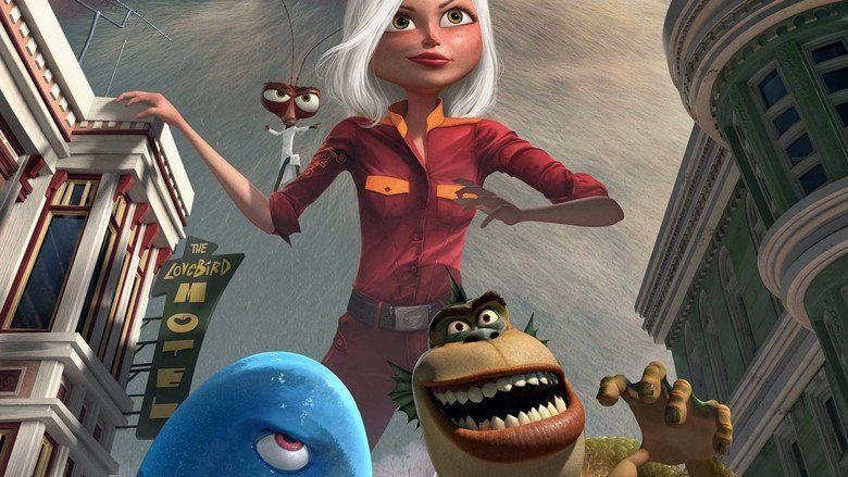 Monsters vs Aliens movie scenes