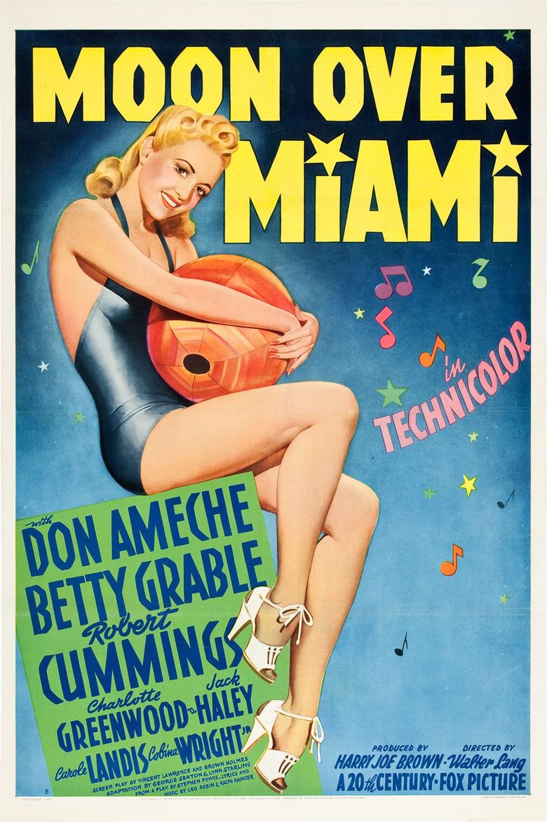 Moon Over Miami (film) movie poster