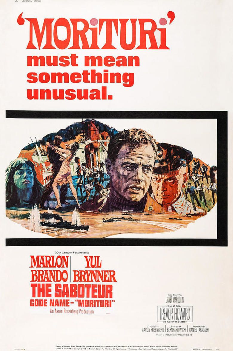 Morituri (1965 film) movie poster