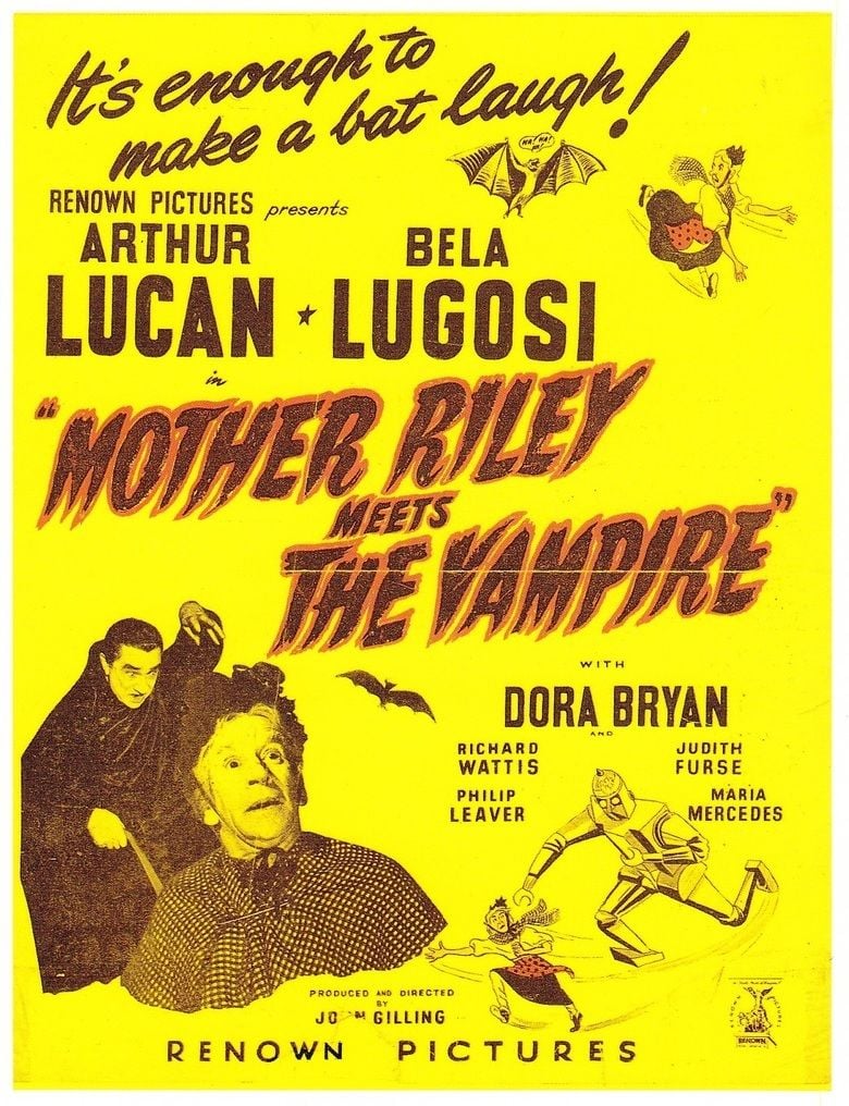 Mother Riley Meets the Vampire movie poster
