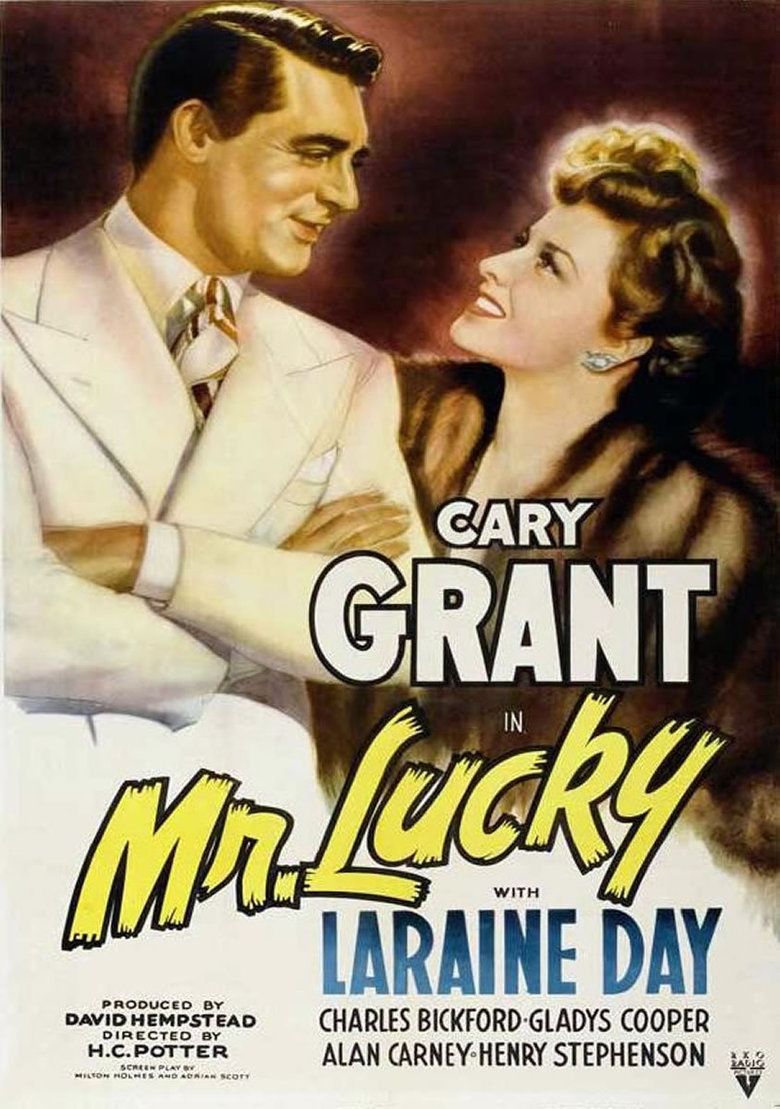 Mr Lucky (film) movie poster