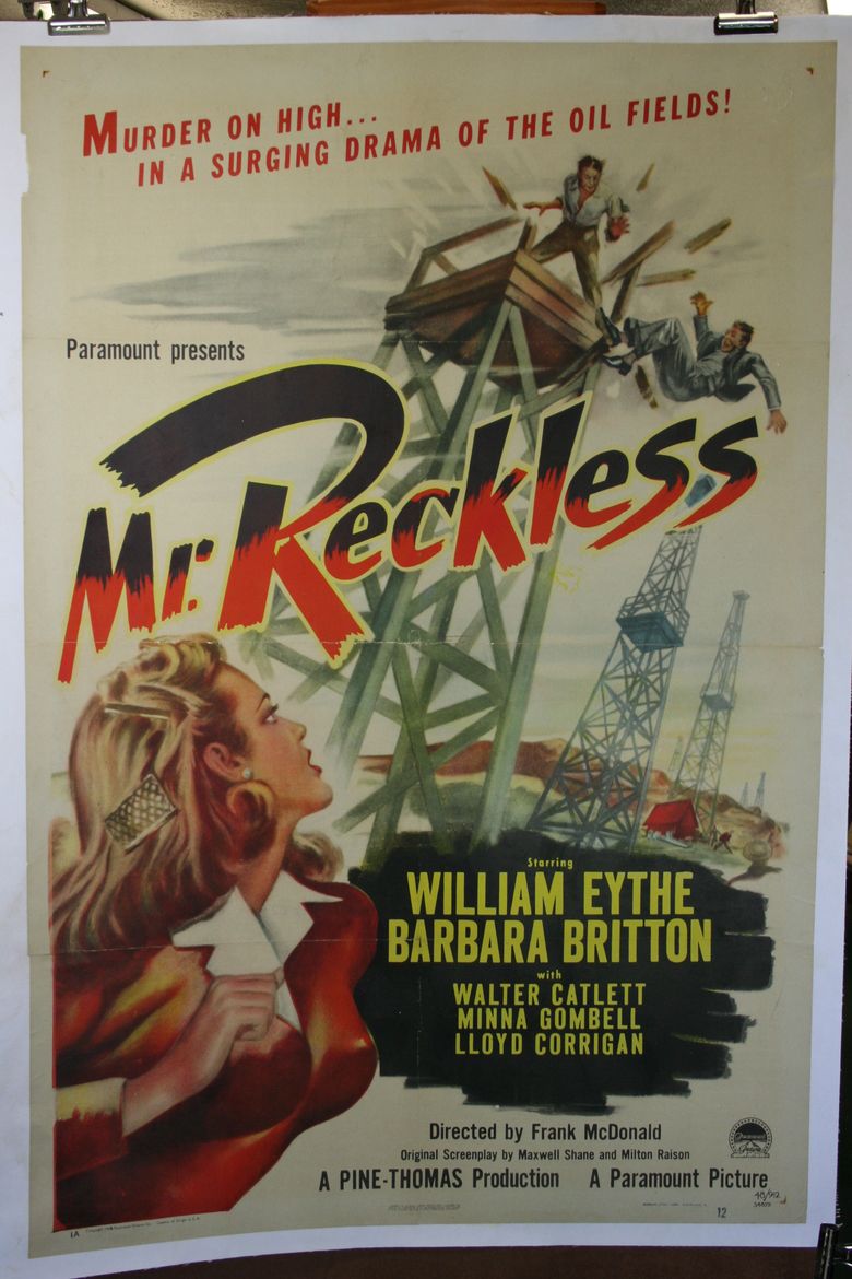 Mr Reckless movie poster