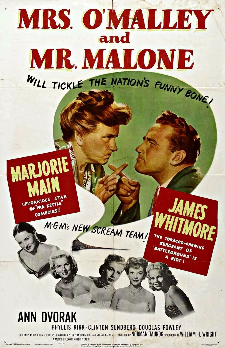 Mrs OMalley and Mr Malone movie poster